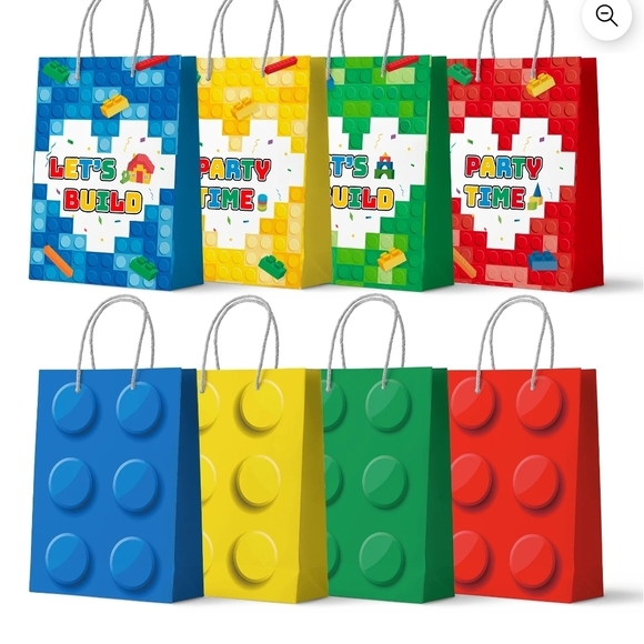 Multi Color Block Design Goody Bags - Picture 5 of 5